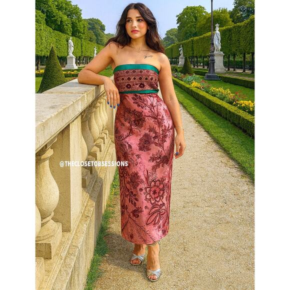 ZARA BLOGGER FAVE!!! Strapless Midi Dress NWT LAST ONE!!! - Picture 1 of 16